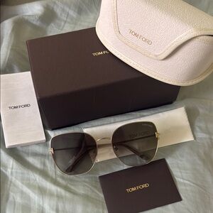 Tom Ford Gold Sunglasses
